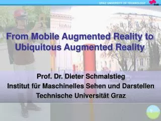 From Mobile Augmented Reality to Ubiquitous Augmented Reality