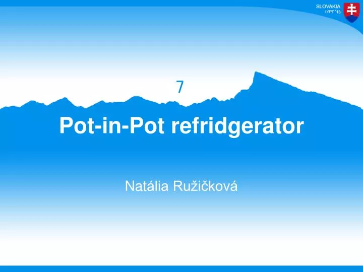 pot in pot refridgerator