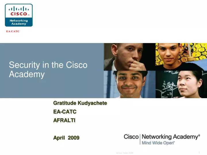 security in the cisco academy