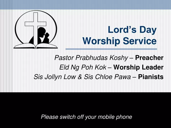 lord s day worship service
