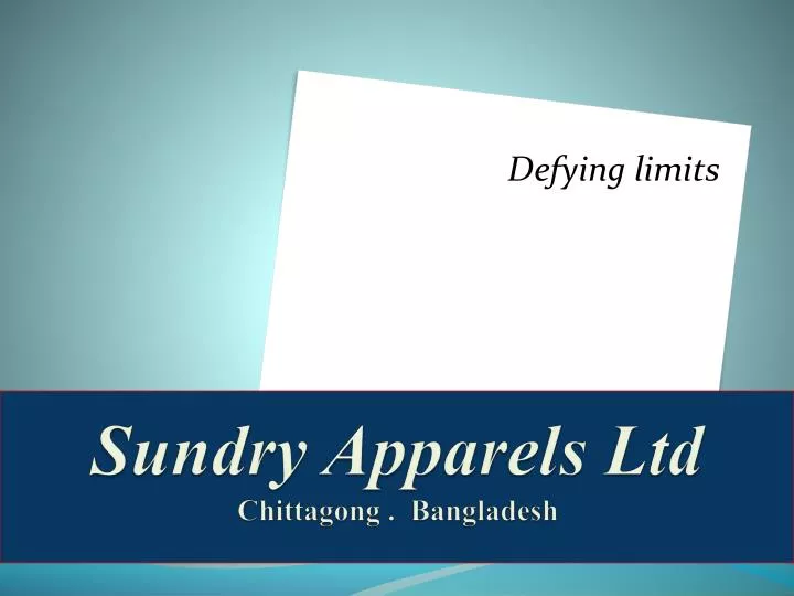 sundry apparels ltd chittagong bangladesh