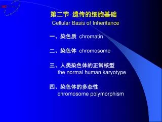 ????? chromatin ????? chromosome ???????????? the normal human karyotype ?????????