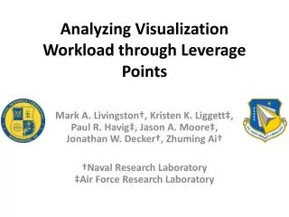 Analyzing Visualization Workload through Leverage Points