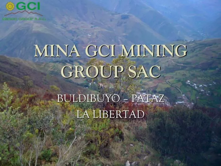 mina gci mining group sac