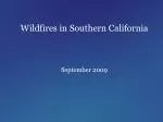 Wildfires in Southern California September 2009