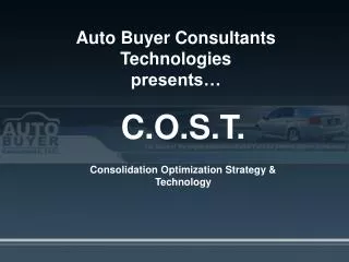 Auto Buyer Consultants Technologies presents…