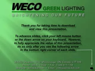Thank you for taking time to download and view this presentation.