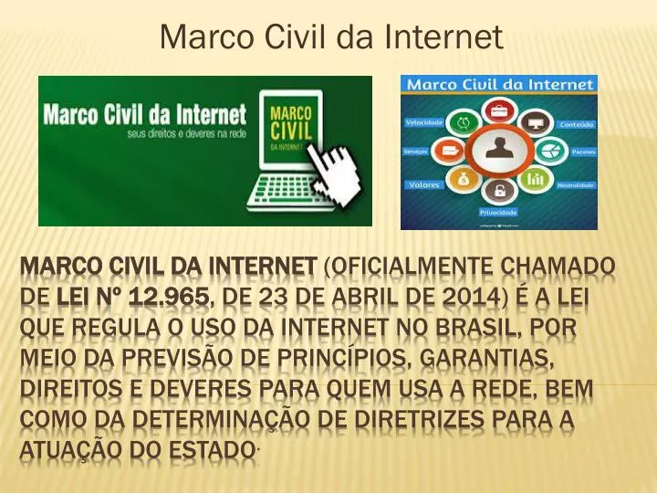 PPT - Marco Civil Da Internet PowerPoint Presentation, Free Download ...