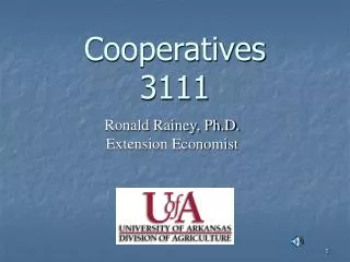 Cooperatives 3111