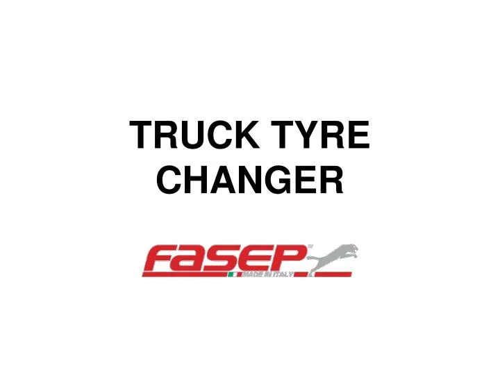 truck tyre changer