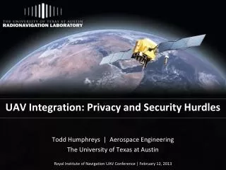 UAV Integration: Privacy and Security Hurdles