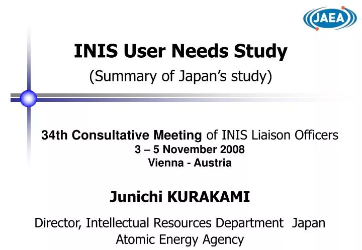 inis user needs study summary of japan s study