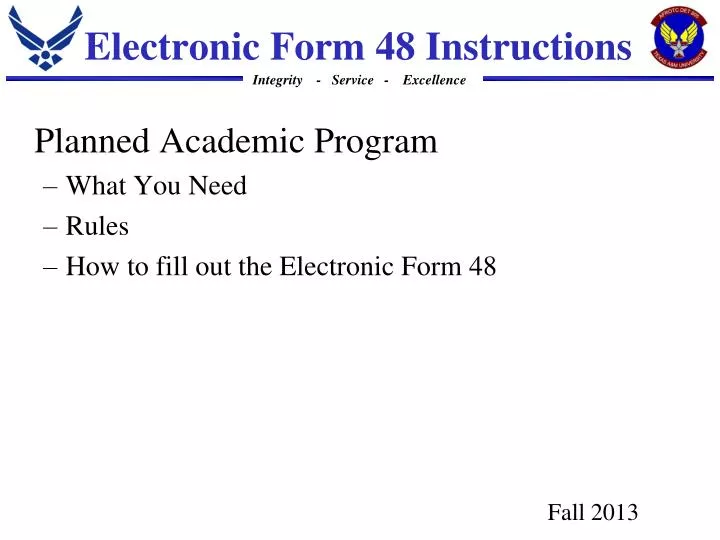 electronic form 48 instructions