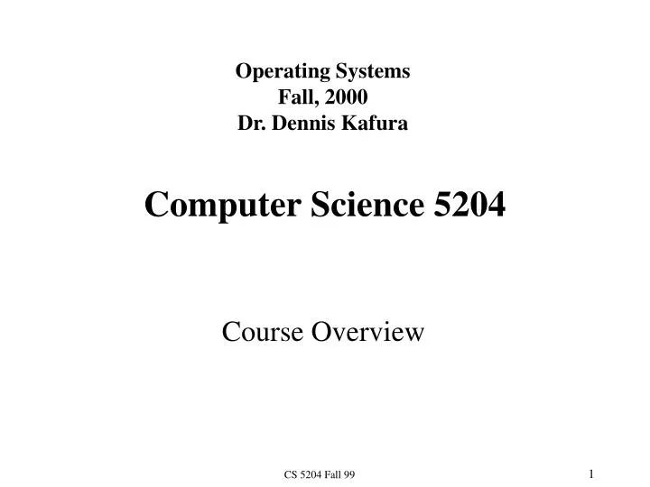 computer science 5204