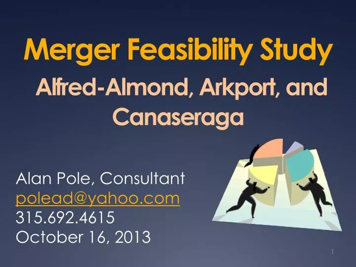 merger feasibility study alfred almond arkport and canaseraga