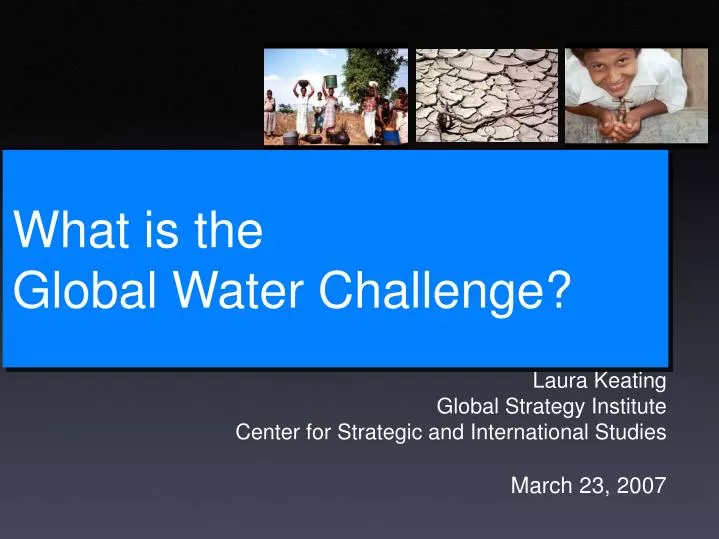 what is the global water challenge