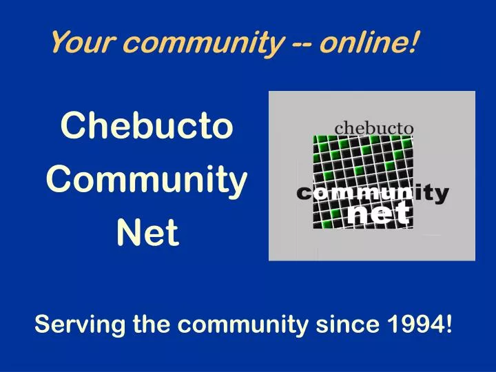your community online