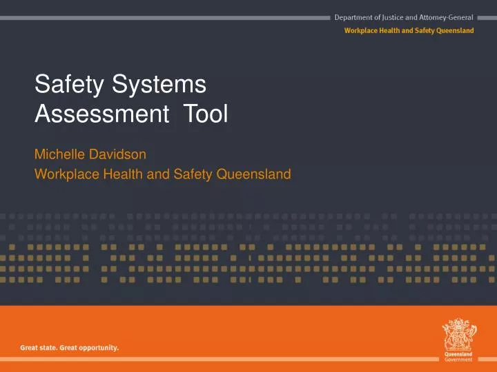 safety systems assessment tool
