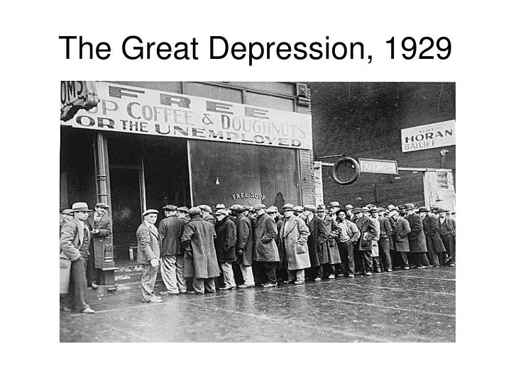 the great depression 1929