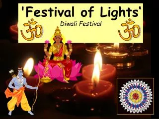 'Festival of Lights‘ Diwali Festival