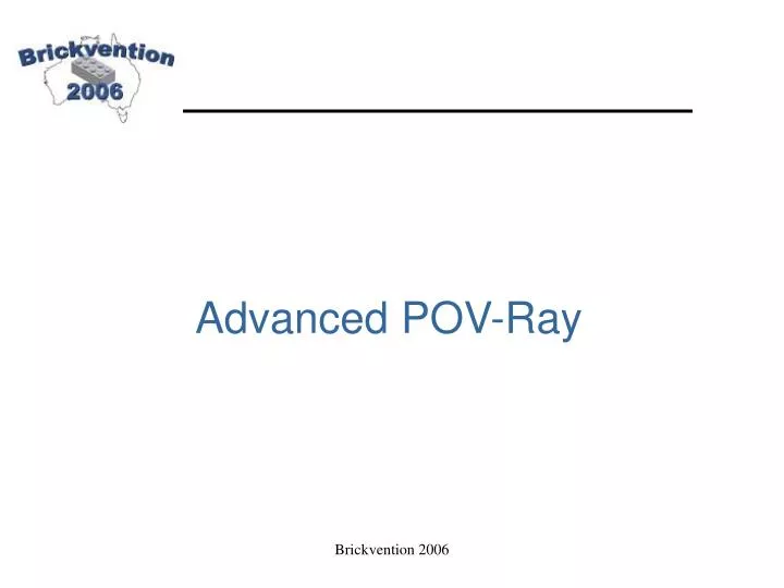 advanced pov ray