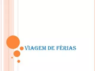 viagem de f rias