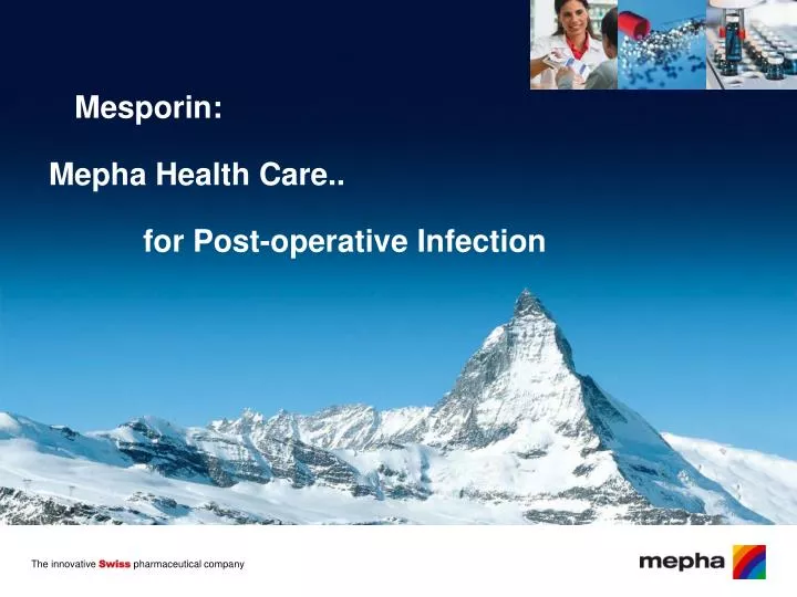 mesporin mepha health care for post operative infection