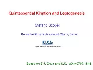 Quintessential K ination and L eptogenesis