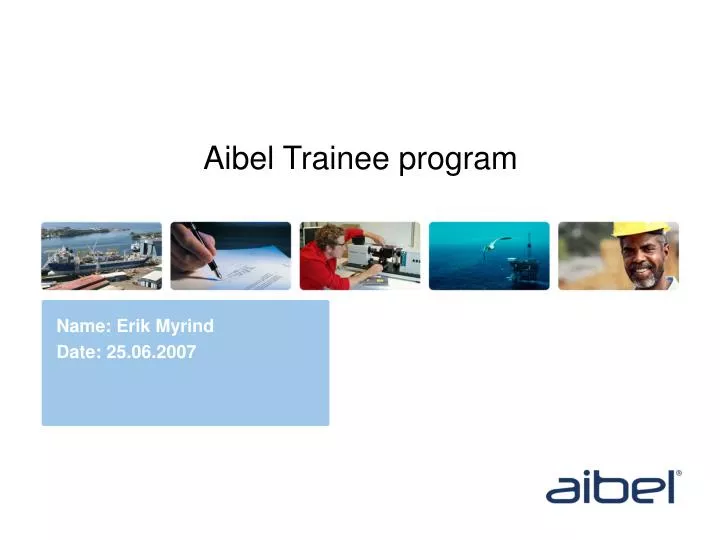 aibel trainee program