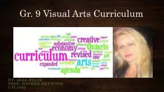 Gr. 9 Visual Arts Curriculum