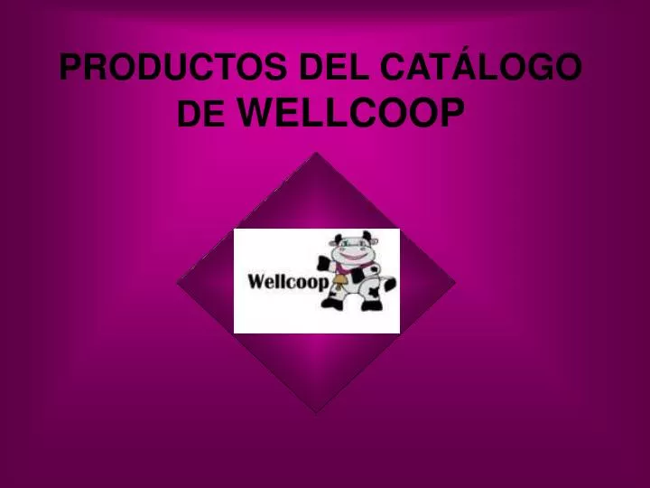 productos del cat logo de wellcoop