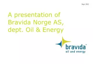 A presentation of Bravida Norge AS, dept. Oil &amp; Energy