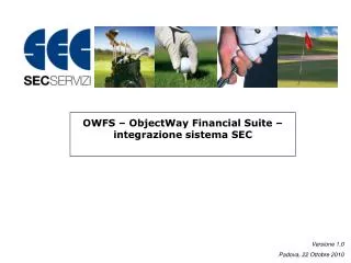 OWFS – ObjectWay Financial Suite –integrazione sistema SEC