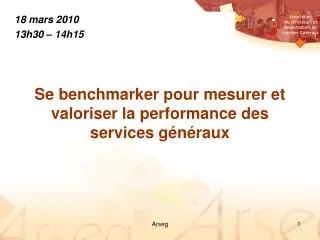 Se benchmarker pour mesurer et valoriser la performance des services généraux