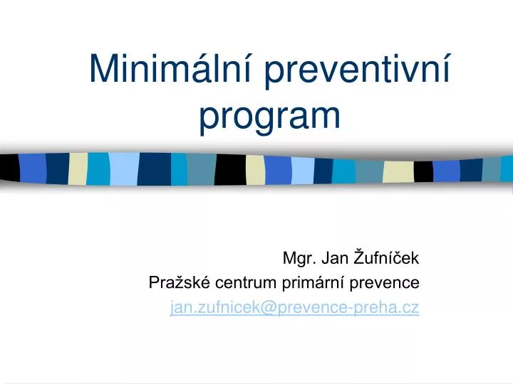 minim ln preventivn program