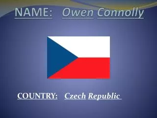 NAME: Owen Connolly