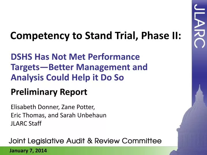 competency to stand trial phase ii