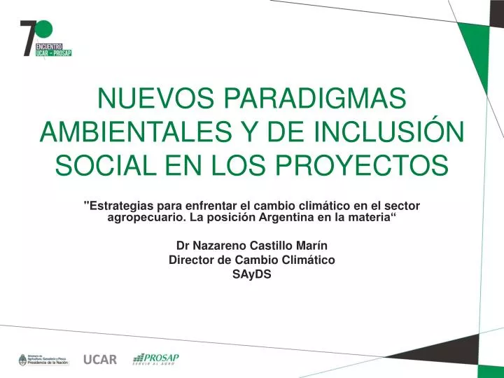 nuevos paradigmas ambientales y de inclusi n social en los proyectos