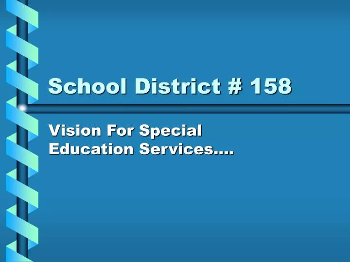 school district 158