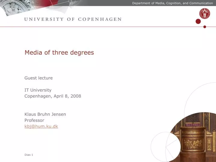 media of three degrees