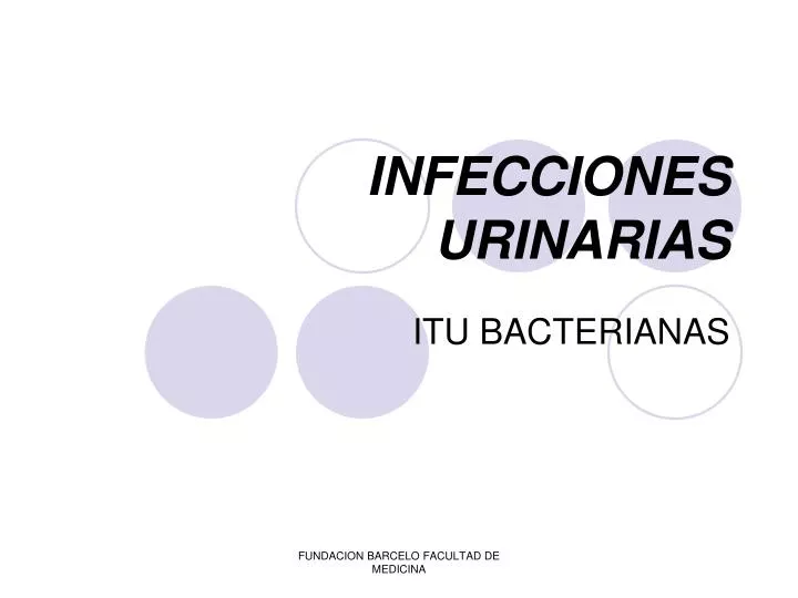 infecciones urinarias