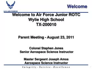 welcome