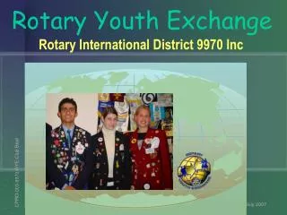 Rotary Youth Exchange