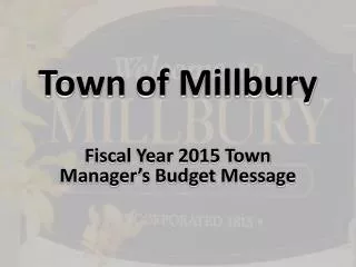 Town of Millbury