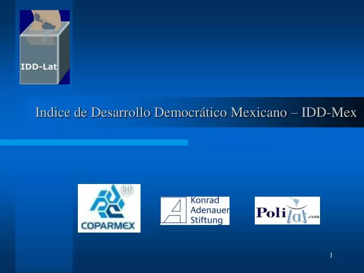 indice de desarrollo democr tico mexicano idd mex