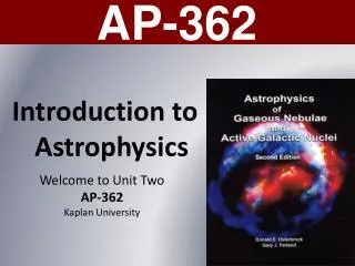 Welcome to Unit Two AP-362 Kaplan University