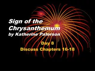 Sign of the Chrysanthemum by Katherine Paterson