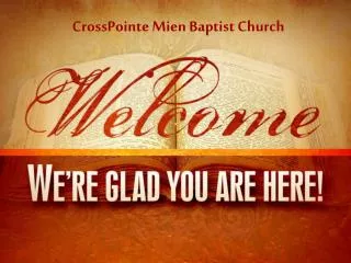 CrossPointe Mien Baptist Church