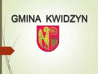 GMINA KWIDZYN