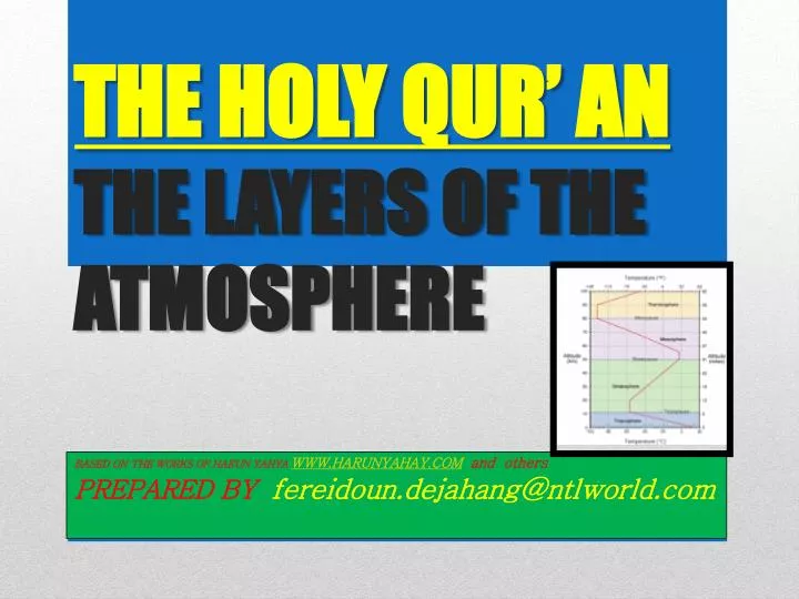 the holy qur an the layers of the atmosphere